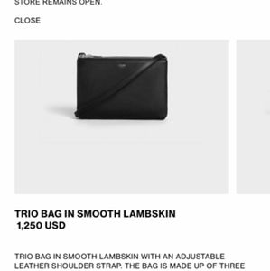 Brand new Celine lambskin bag!